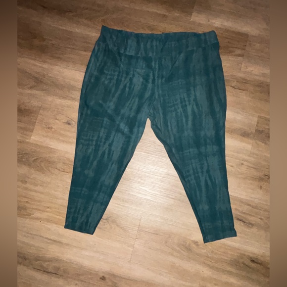 Sky Pants - Sky Teal and Light Blue Fabric